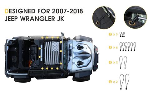 Amazon Sukemichi JK Bikini Top For Jeep Wrangler JK Sunshade Mesh Top Sun Shade Top For