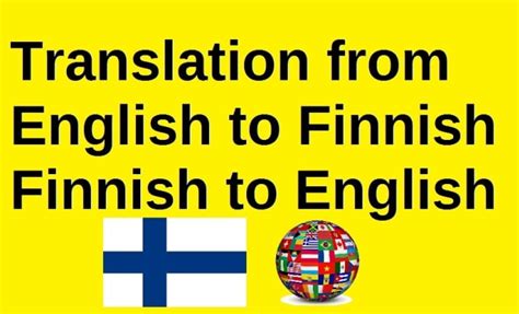 Finnish To English
