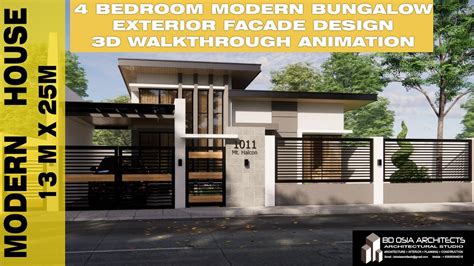 House Design Modern House High Ceiling Bungalow Residence