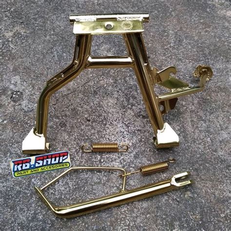 Jual Standar Standart Standard Set Tengah Samping Gold Polos Ring 17