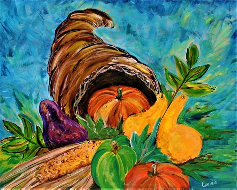 Paint Kit - Thanksgiving Feast Acrylic Painting Kit & Video Lesson, DIY Canvas Art, Beginner ...