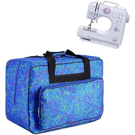 Janteelgo Sewing Machine Tote Bag Universal Nylon Carry Bag Universal