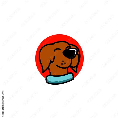 Cute Dog Logo Design Stock Vectors Stock Vector | Adobe Stock