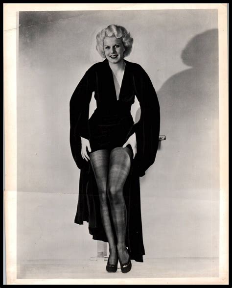 Jean Harlow Leggy Cheesecake Alluring Pose 1940s Stunning Portrait