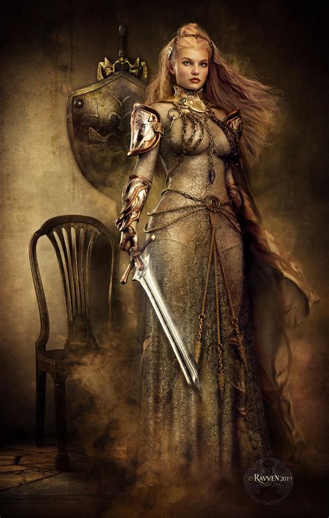 Golden Queen by RavvenArt on DeviantArt