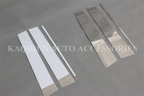 Stainless Steel Window Pillar Trims For Toyota Hilux Revo On