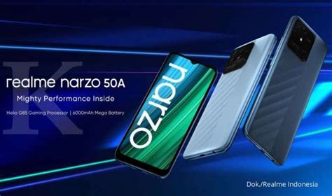 Spesifikasi Realmi Narzo 50A, Smartphone Gaming Entry Level