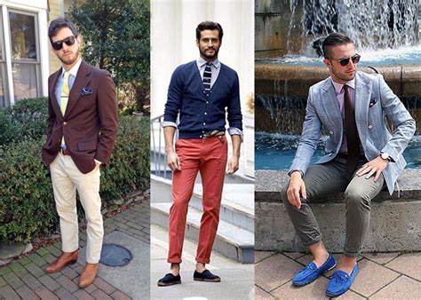 Варианты комплектов в стиле business casual с участием брюк чинос ...
