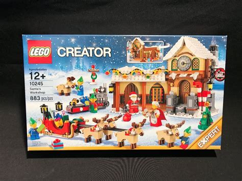 LEGO (10245) CREATOR SANTA'S WORKSHOP 883 PC FACTORY SEALED BUILDING ...