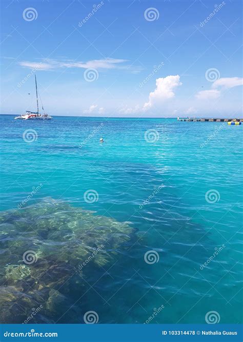 Doctor`s cave in jamaica stock photo. Image of jamaica - 103314478