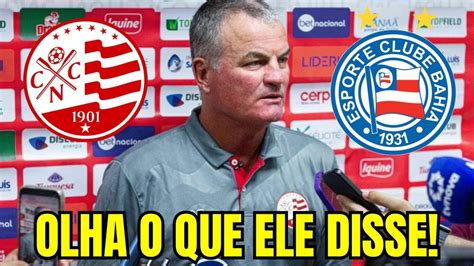 EXCLUSIVO MAZOLA TREINADOR DO NÁUTICO DISSE ISSO APÓS ELIMINAÇÃO