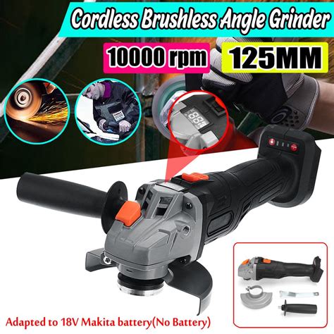 Buy 125mm Brushless Cordless Impact Angle Grinder Variable Speed