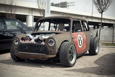 Rat Rods & Rust Buckets — radracerblog: Mini Cooper rat style