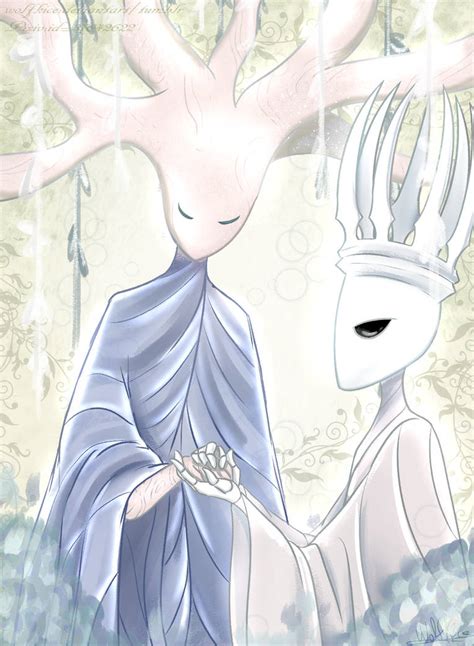 Hollow Knight Pale King And White Lady By Wolfkice On Deviantart