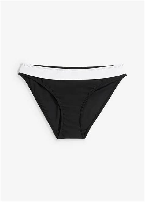 Figi bikini z poliamidu z recyklingu cena 32 99 zł sklep bonprix