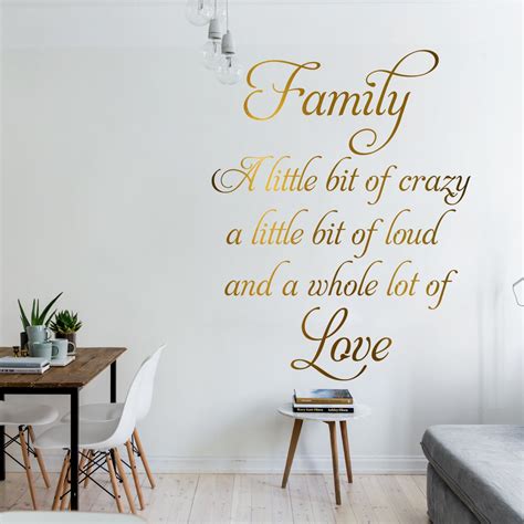 Family Love Wall Decals Home Quotes Wall Sticker Decal | Etsy