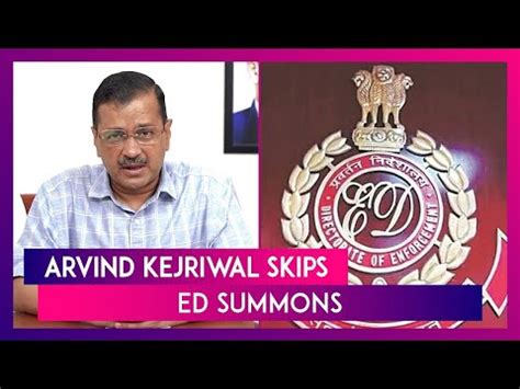 Delhi Chief Minister Arvind Kejriwal To Skip Enforcement Directorate