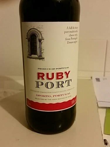 N V Asda Ruby Port Vivino