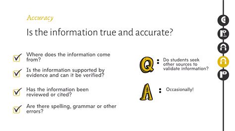 CRAAP Test For Evaluating Information Sources PPT