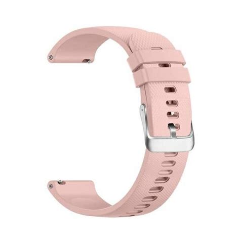 Beline pasek Watch 20mm Grid Texture Silicone pink box Mályi