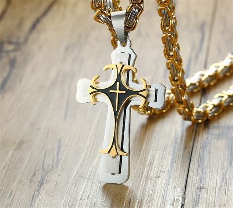 Buy Stainless Steel Crucifix Cross Pendant Necklacemens Cross