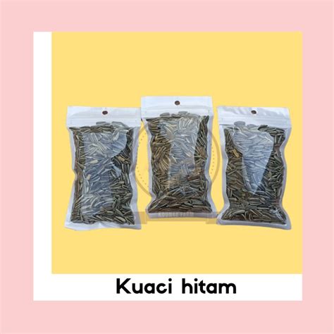 Jual Kuaci Hitam Makanan Hamster Dan Makanan Burung Lovebird Shopee