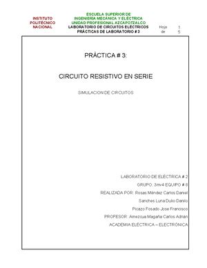 Práctica 10 PRACTICAS DE LAB DE CIRCUITOS ELECTRICOS LABORATORIO DE