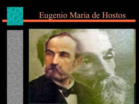 Biografía Eugenio Maria de Hostos