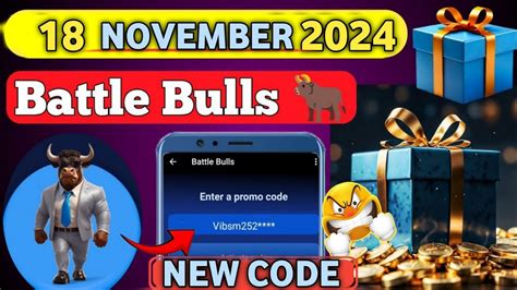 Battle Bulls 18 November Promo Code Battle Bulls Promo Code Today