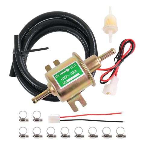 Snapklik Universal Electric Fuel Pump Kit 12v 3 6 PSI Low Pressure