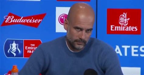 Pep Guardiola Quick To Correct Journalist After Domestic Treble