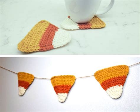 Candy Corn Garland Crochet Pattern - Etsy