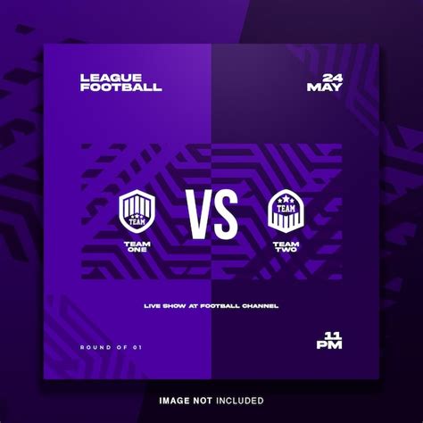 Premium Psd Football Soccer Social Media Post Template