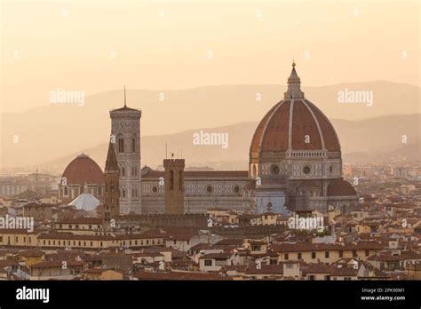 Skyline Of Florence City Center With The Famous Cathedral Santa Maria