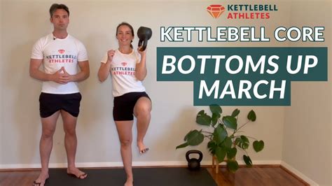 Kettlebell Bottom Up March Functional Core Exercise Kettlebell