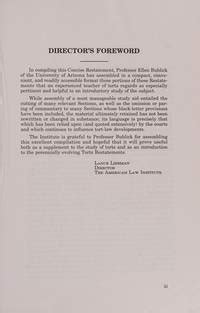 Restatement Of The Law 2015 Pocket Parts Supplementary Pamphlets By