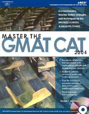 Arco Master The GMAT CAT 2004 With CD ROM YES24