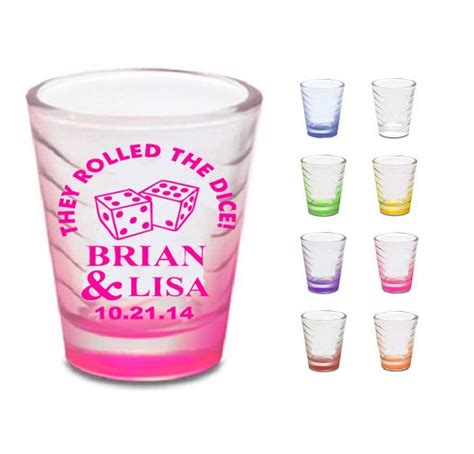 70 Personalized Wave Shot Glasses Wholesale By Personalizeguys