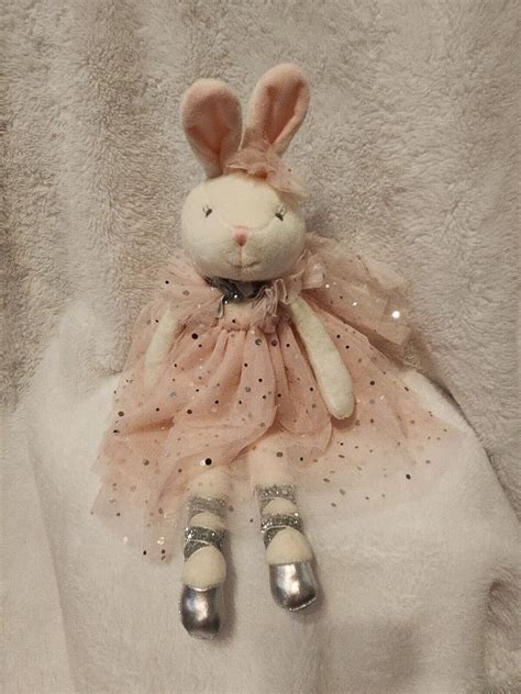 Stephen Joseph Super Soft Plush Rabbit Bella The Bunny Pink Tulle