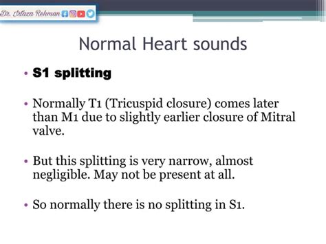 Normal And Abnormal Heart Sounds Murmurs Pptx