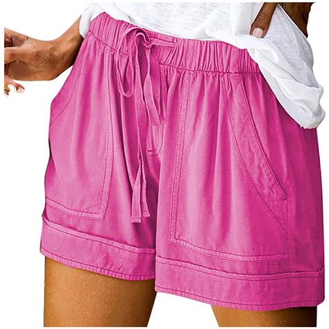 Owordtank Womens Drawstring Comfy Casual Pajama Shorts Loose With