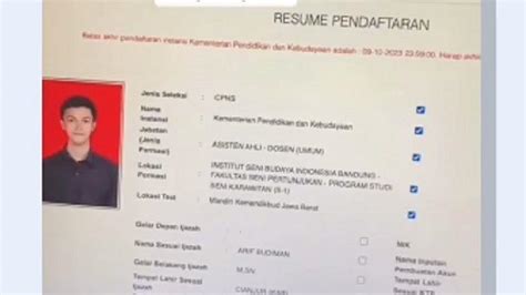 Link Dan Cara Cetak Kartu Pendaftaran CPNS Dan PPPK Terbaru Klik