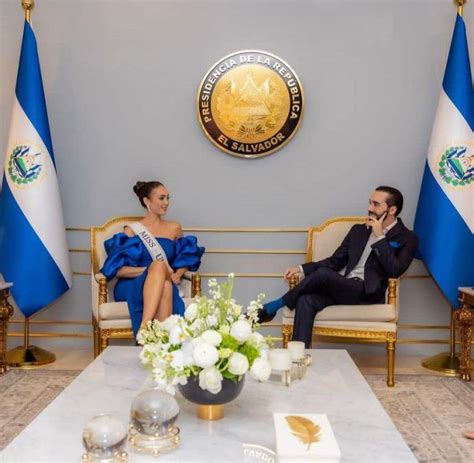 Miss Universo Se Re Ne Con Nayib Bukele En El Salvador