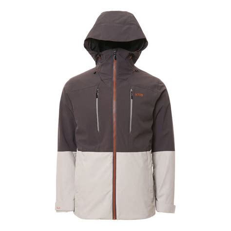 Xtm Mens Rhodium Snow Jacket Light Grey