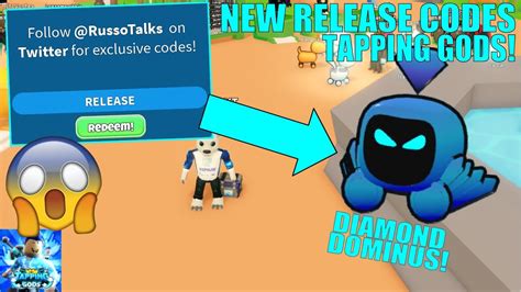 NEW RELEASE CODES AND BUYING THE DIAMOND DOMINUS IN TAPPING GODS