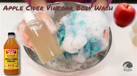 Diy Natural Body Wash~how To Make An Apple Cider Vinegar Body Wash Great For Sensitive Skin