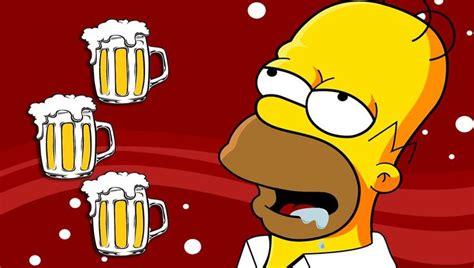 Tomando Cerveza Homero Simpson Frases De Cervezas