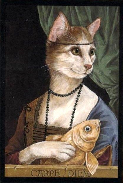 Lady With A Carp Based On A Portrait Of Cecilia Gallerani By Leonardo