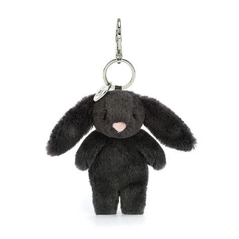 Jellycat Bashful Bunny Keyring Bagcharm Inky