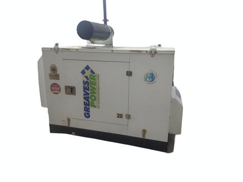 20 Kva Greaves Power Diesel Generator Cpcb Iv At Rs 400000 Silent